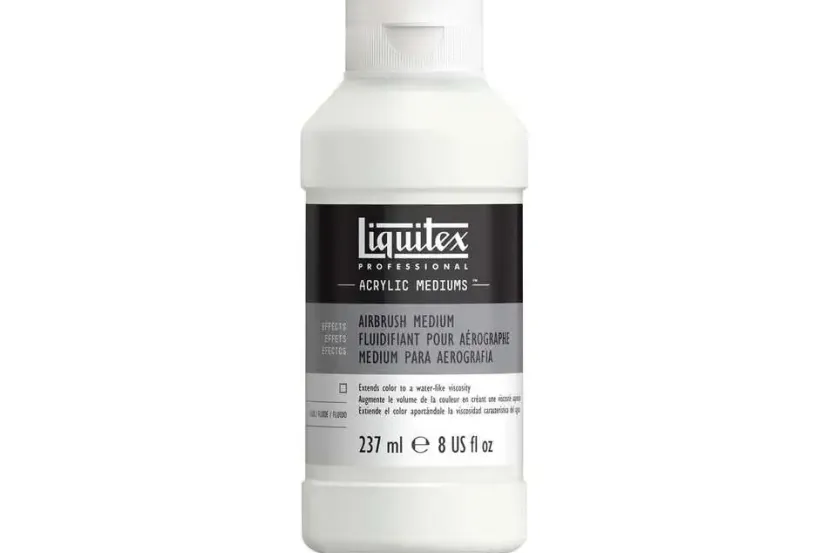 Acrylic medium airbrush medium 237ml>LIQUITEX
