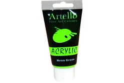 Akrylmaling Artello grøn neon 75ml>