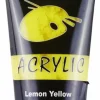 Akrylmaling Artello gul lemon 75ml> Hot