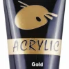 Akrylmaling Artello guld 75ml> Outlet