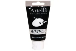 Akrylmaling Artello hvid pearlized 75ml> Online