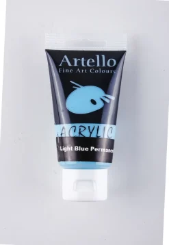 Akrylmaling Artello lysblå permanent 75ml> Clearance