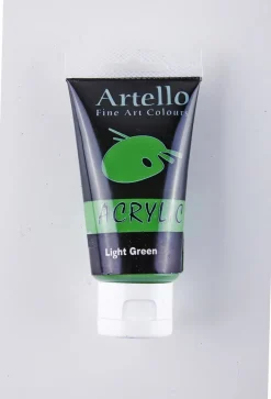 Akrylmaling Artello lysgrøn 75ml> Hot