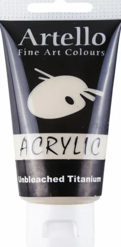 Akrylmaling Artello titanium unbleached 75ml> Sale