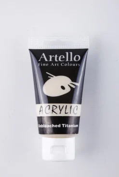 Akrylmaling Artello titanium unbleached 75ml> Sale