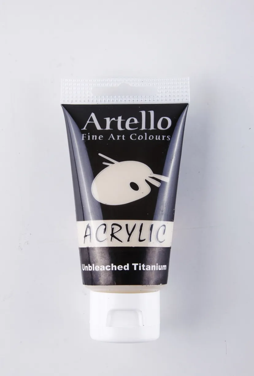 Akrylmaling Artello titanium unbleached 75ml> Sale