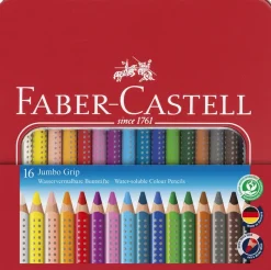 Akvarel jumbo grib Faber 16stk ass>Faber-Castell Outlet