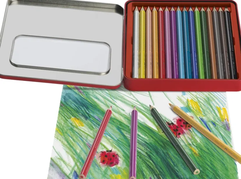 Akvarel jumbo grib Faber 16stk ass>Faber-Castell Outlet