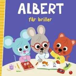 Albert får briller>