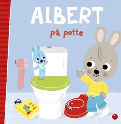 Albert på potte> New