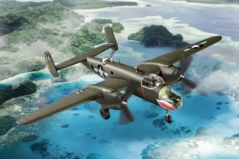 B-25 Mitchell 1:72 click system>Revell Best