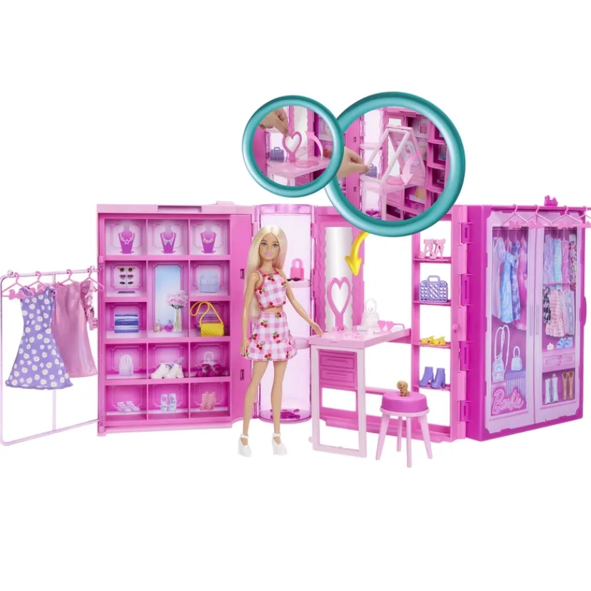 Fashion Fun Dream Closet med dukke>Barbie Hot