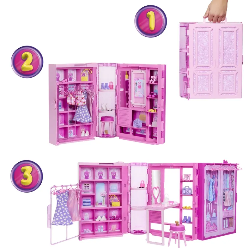 Fashion Fun Dream Closet med dukke>Barbie Hot