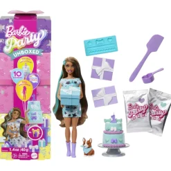 Party Unboxed Brunette Dukke>Barbie