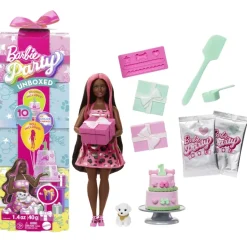 Party Unboxed mørk Dukke>Barbie Best