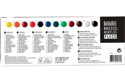 Basics acrylic fluid set 12x118ml row><noscript><img width=