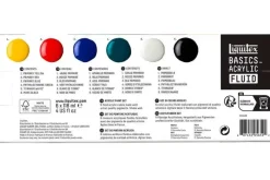 Basics acrylic fluid set 6x118ml row><noscript><img width=