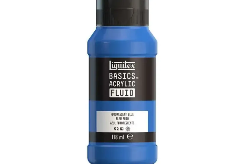 Basics fluid 118ml fluorescent blue row 984>LIQUITEX Discount