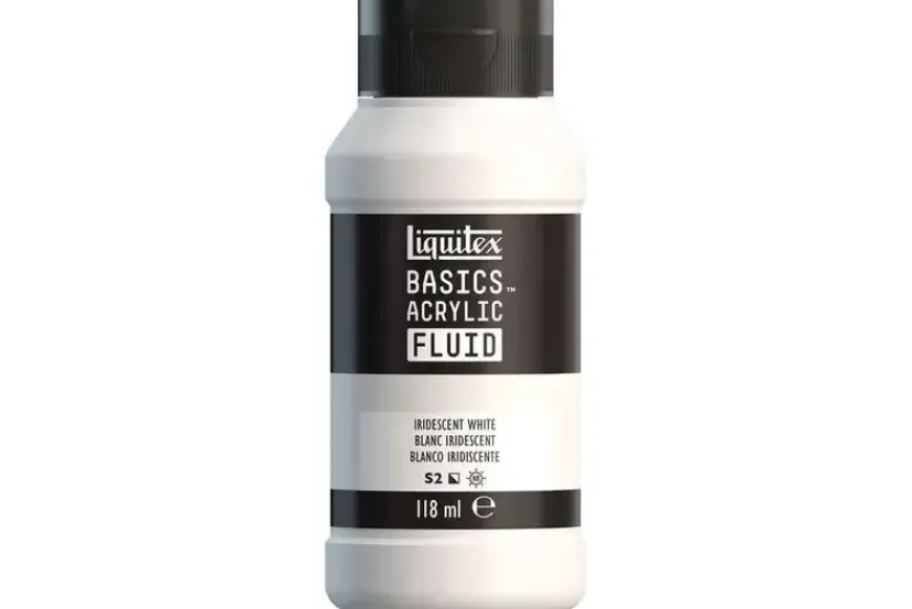 Basics fluid 118ml iridescent white row 238>LIQUITEX