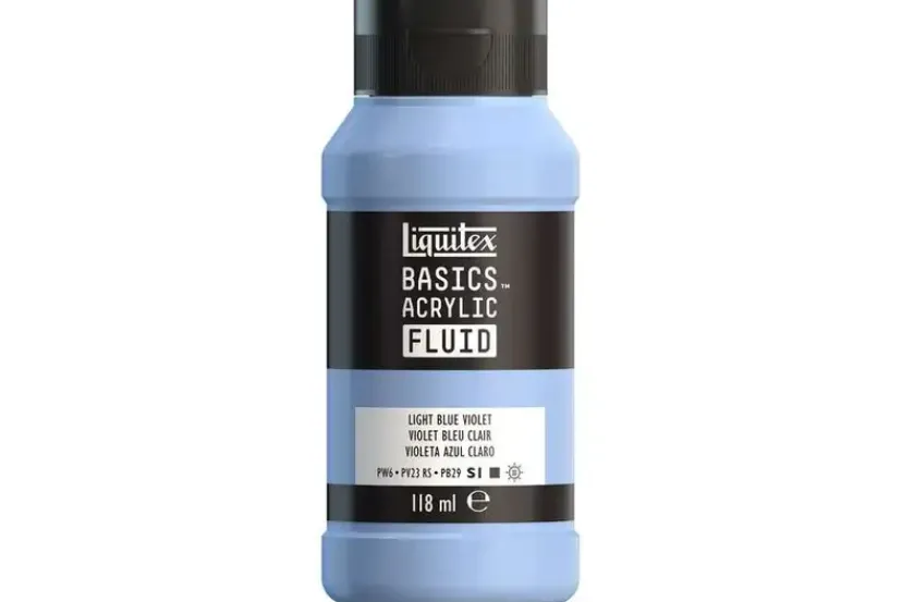 Basics fluid 118ml light blue violet row 680>LIQUITEX Online