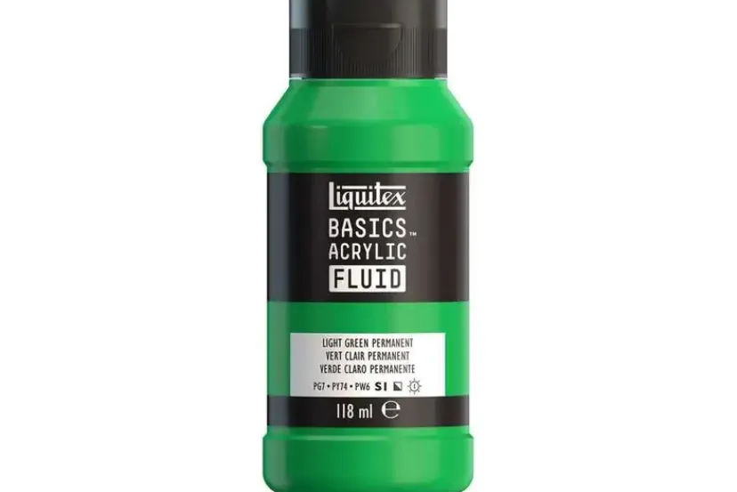 Basics fluid 118ml light green permanent row 312>LIQUITEX Best