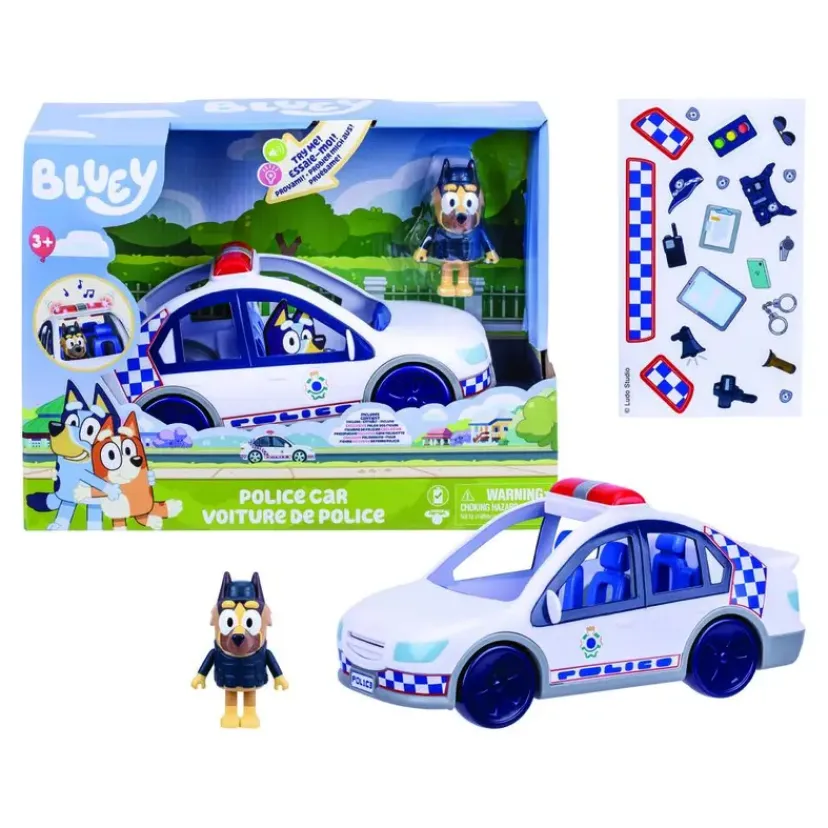 Bluey politibil> Hot