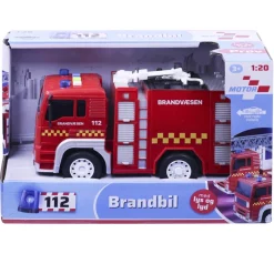 Brandbil med lys og lyd 18 cm ass> New