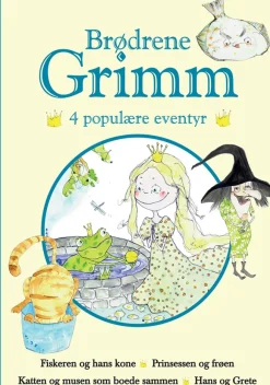 Brødrene Grimm - 4 populære eventyr Blå> Discount