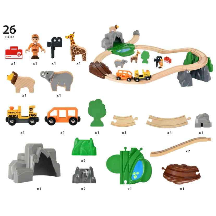 33960 Safarieventyrsæt, togbane>Brio Sale