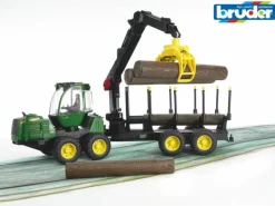 John Deere 1210E 4-akslet skovvogn>Bruder Outlet