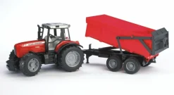 Massey Ferguson 7480 traktor med tipvogn>Bruder Best