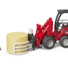 Schäffer Compact læsser 2034 m/ballegriber og 1 rundballe>Bruder Outlet