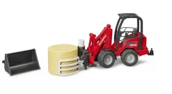 Schäffer Compact læsser 2034 m/ballegriber og 1 rundballe>Bruder Outlet