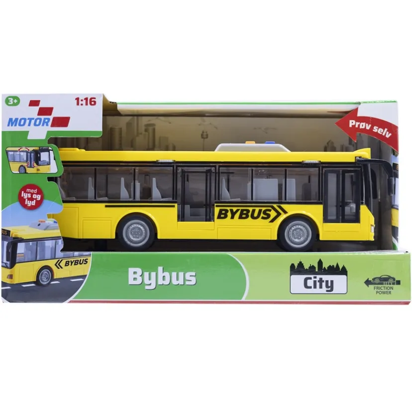Bybus med lys og lyd 28,5 cm> Best
