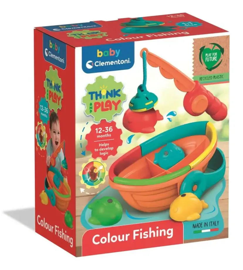 Clementoni Think and Play - Colour Fishing set> Clearance