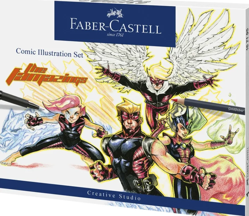 Comic illustration set>Faber-Castell Outlet