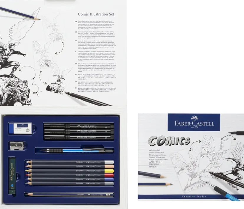 Comic illustration set>Faber-Castell Outlet