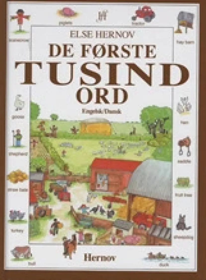 De første tusind ord - engelsk/dansk>
