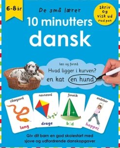 De små lærer - Skriv og visk ud - 10 minutters dansk> Online