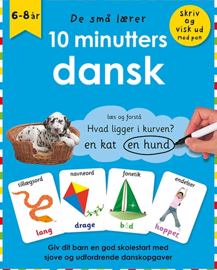 De små lærer - Skriv og visk ud - 10 minutters dansk> Online