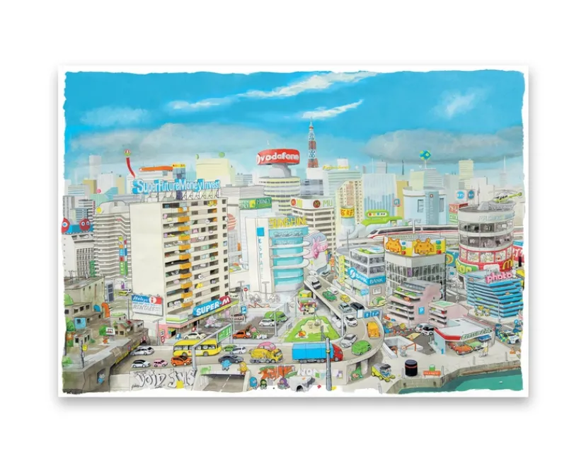 Den fantastiske bus - Ahnstarr City. 1000 brikker>Puslespil
