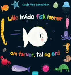 Den lille hvide fisk lærer om farver, tal og ord> Discount
