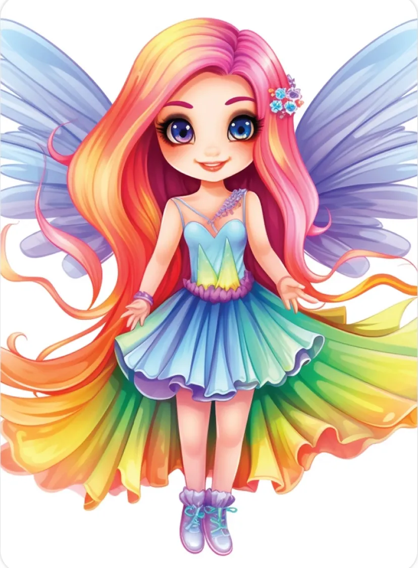 Diamond art FE farverig 13 x 18 cm> Clearance