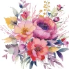 Diamond art MIX blomsterbuket 40 x 40 cm> Discount
