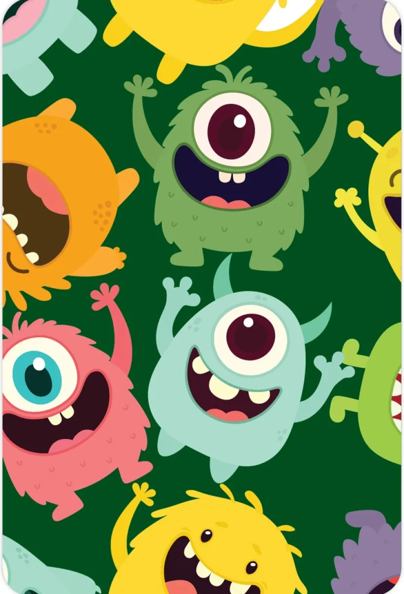 Diamond art monster i forskellige farver 10 x 15 cm> Hot