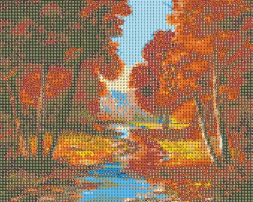 Diamond art skov/BÆK 40 x 50 cm> Discount