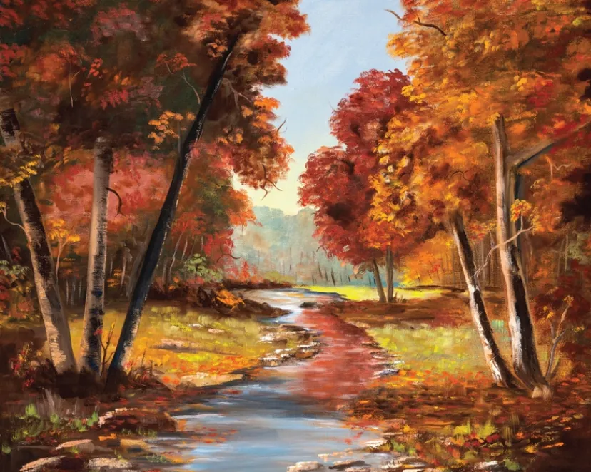 Diamond art skov/BÆK 40 x 50 cm> Discount