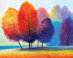 Diamond art træer farverig 40 x 50 cm><noscript><img width=