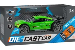 Die-Cast pull-back bil grøn> Clearance