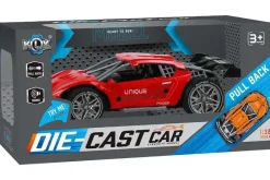 Die-Cast pull-back bil rød> Outlet